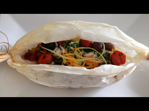 Видео: Филе дорадо в лодочках с овощами/Baked dorado fillet  with vegetables