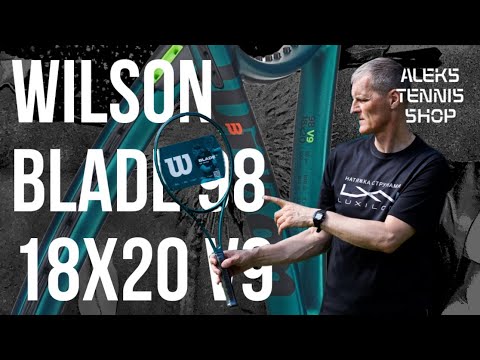 Видео: Теннисная ракетка Wilson Blade 98 18х20 V9. Новая серия с более стабильной конструкцией