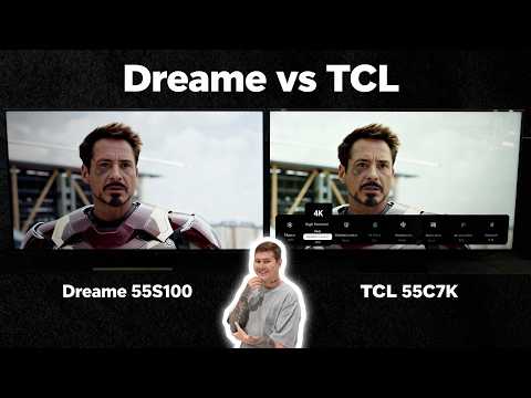 Видео: Dreame S100 против TCL C7K: какой телевизор купить? Честное сравнение Mini-Led TV