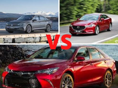 Видео: Сравнительный тест драйв  Toyota Camry VS Mazda 6 VS Volkswagen Passat 2019