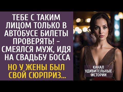Видео: Тебе с таким лицом только в автобусе билеты проверять! - смеялся муж, идя на свадьбу босса…