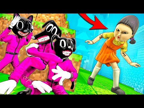 Видео: ИГРА В КАЛЬМАРА! КУКЛА ИЩЕТ МУЛЬТЯШНЫХ МОНСТРОВ! ПРЯТКИ В МИРЕ МАЙНКРАФТ В Garry`s Mod