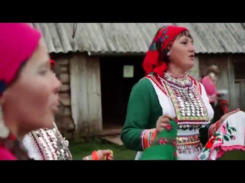 Видео: свадебный фильм   Свадьба в марийской деревне 2015 год