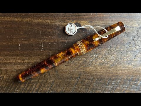Видео: Перьевая ручка Radius x Stilo&Stile Settimo Radici Special Edition с пером 1.1 мм стаб (распаковка)
