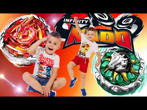 Видео: Как папа смог победить в баттле? ГРОМОВОЙ ПЕГАС VS ОГНЕННЫЙ ДРАКОН / New Infinity  Nado 2 сезон 13+