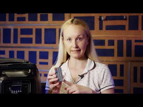 Видео: Надія Бондарець про активну акустичну систему з вбудованим акумулятором Maximum Acoustics Mobi.150