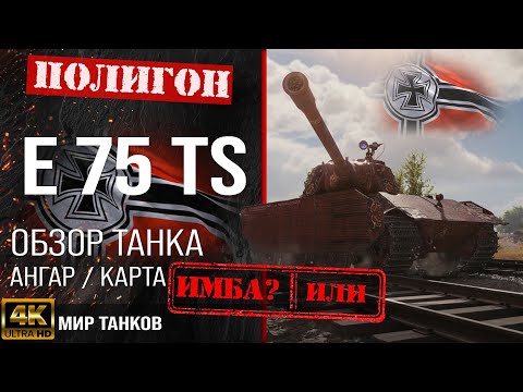 Видео: Обзор E 75 TS гайд тяжелый танк Германии | перки Е 75 ТС | бронирование e 75 ts оборудование