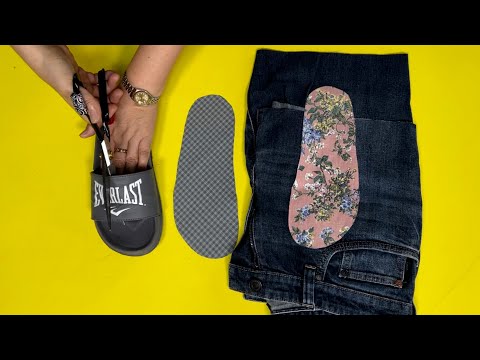 Видео: [DIY] Превратим ваши старые тапочки в крутую летнюю обувь!