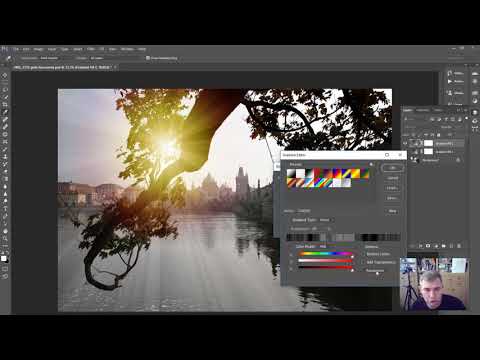 Видео: Photoshop: как добавить солнечные лучи на пейзажное фото