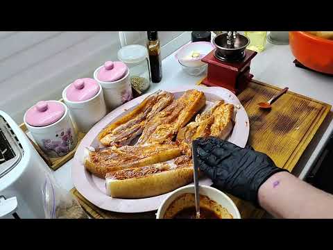 Видео: Запекаем Вкуснейший Подчерёвок в Духовке...#мясо#свинина#балык#специи#