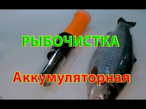 Видео: Водонепроницаемая аккумуляторная рыбочистка с Алиэкспресс