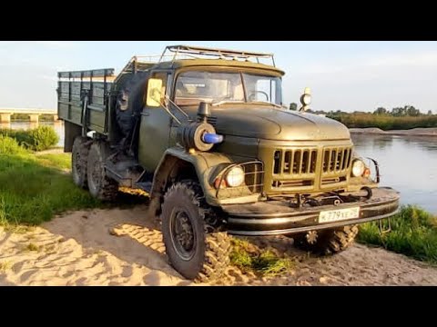 Видео: ЗИЛ-131 с двигателем ТАТА-613, мерседес ОМ 352 А