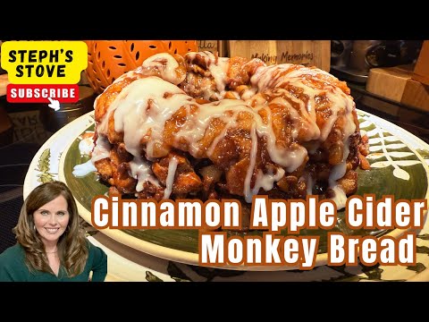 Видео: Обезьяний хлеб с корицей и яблочным сидром | Уютный осенний десерт 🍎 — Steph’s Stove