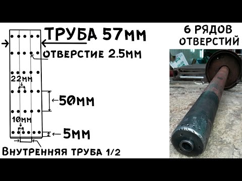 Видео: Печь на отработке, РАЗМЕРЫ, камеры сгорания, форсунки, теплообменника!)