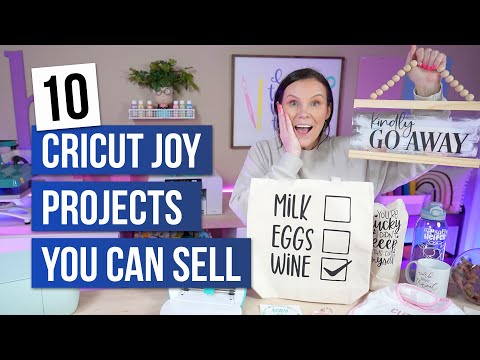 Видео: 10 лучших проектов Cricut Joy, которые будут разлетаться как горячие пирожки!