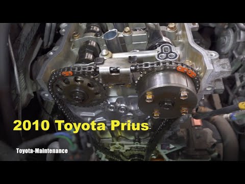 Видео: Установка цепи ГРМ Toyota Prius 2010 года