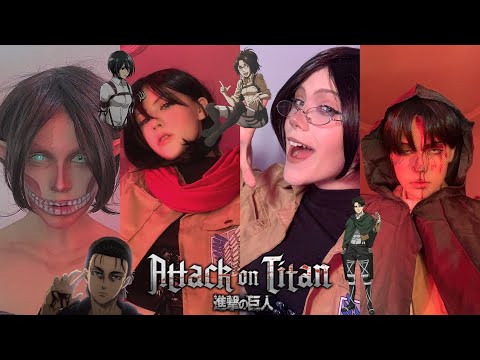 Видео: Перевоплощаюсь в героев атаки на титанов #1/(отст01)😰