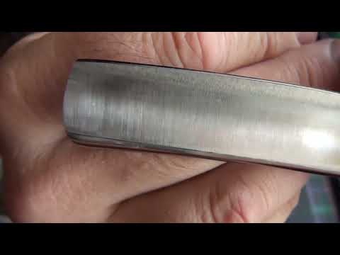 Видео: Битва с Титаном.Опасная бритва TITAN из Китая.Камень ТиБ.