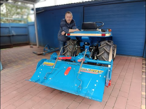 Видео: Лотерея! Покупка и восстановление почвофрезы к минитрактору ISEKI TU 160