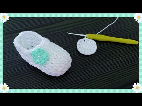 Видео: ЛЕГКАЯ ДЕТСКАЯ ОБУВЬ ВЯЗАНО КРЮЧКОМ
