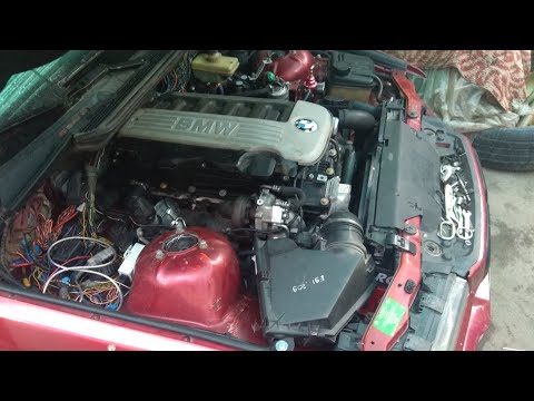 Видео: BMW E36 330D M57D30 BiTurbo / Байпасная заслонка / Сварка пайпа. №7