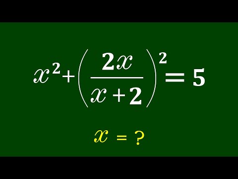 Видео: Можете ли вы решить это? | Математическая олимпиада x = ?