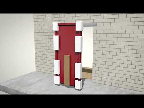 Видео: Монтаж вхідних дверей Hörmann Thermo65