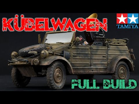 Видео: KUBELWAGEN тип 82 - ПОЛНАЯ СБОРКА [масштаб 1/35] Tamiya 35213