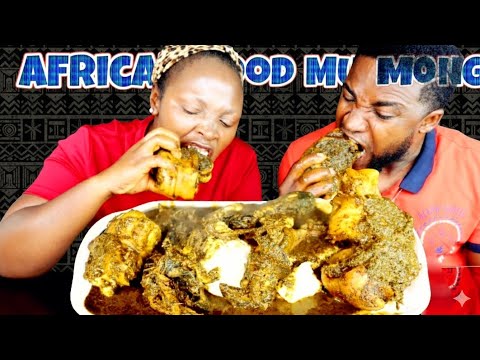 Видео: ОЧЕНЬ ОСТРЫЙ СУП ИЗ ГОРЬКОГО ЛИСТЬЯ С АССОРТИ ИЗ МЯСА И ФУФУ МУКБАНГ АФРИКАНСКАЯ КУХНЯ МУКБАНГ