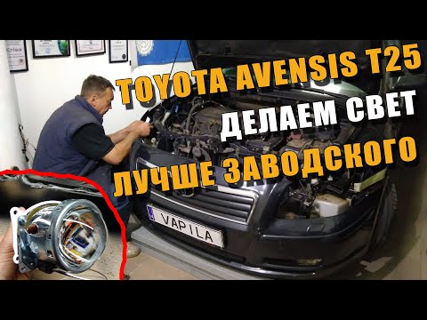 Видео: Простая Замена линз Toyota Avensis T25