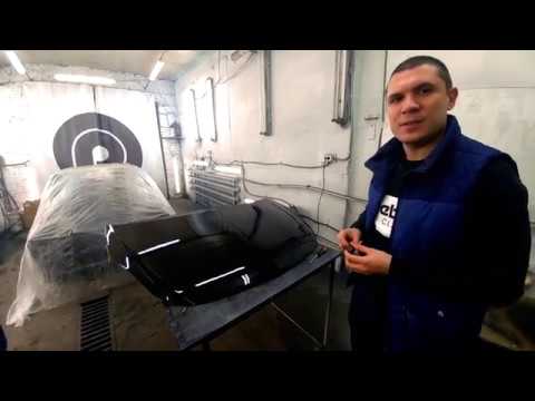 Видео: Прозрачное антигравийное покрытие для авто от Rubber paint (Жидкая резина+Goodлак)