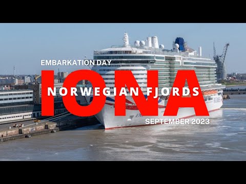 Видео: P&O IONA 🇳🇴 - День посадки - круизный лайнер «Norwegian Fjords» из Саутгемптона, Норвегия!