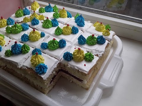 Видео: Пирожное с клубничным конфитюром