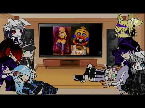 Видео: Реакция Афтонов(+Ванни и Эннард) на FNIA|Gacha club|GCRV