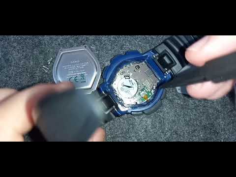 Видео: CASIO SGW-1000 ЗАМЕНА БАТАРЕЙКИ