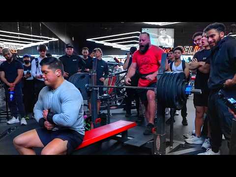 Видео: Элитный лифтер против сильнейшего в спортзале 👀