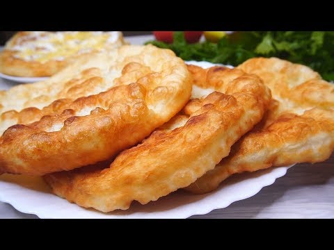 Видео: Уйдут в Один Миг! Лангош, безумно Вкусные и пышные!