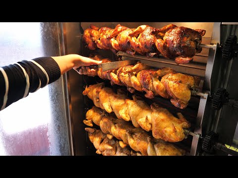 Видео: приготовлено на гриле при температуре 1200°C!! настоящая мексиканская курица и тортилья | Нью-Йорк