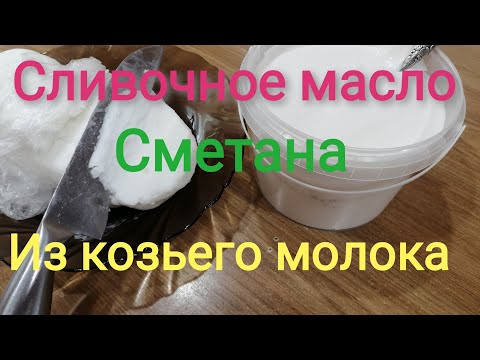 Видео: Как сделать сливочное масло, сметану, творог из козьего молока