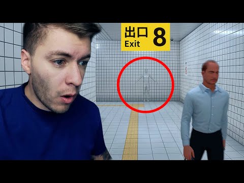 Видео: БЕСКОНЕЧНЫЙ ПЕРЕХОД | The Exit 8 Прохождение