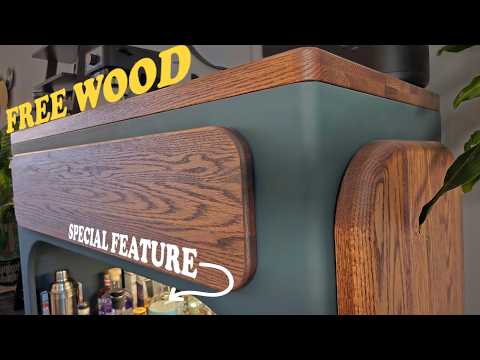 Видео: Превращаем БЕСПЛАТНУЮ древесину в кофейный шкафчик за 1500 долларов