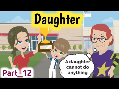 Видео: Дочь, часть 12 | Анимированная история | История на английском | Изучаем английский | Простой анг...