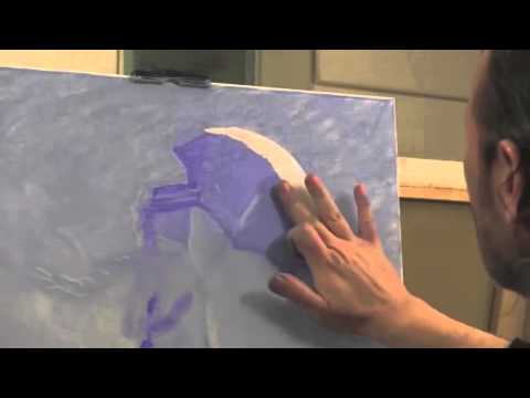 Видео: "Девушка с зонтиком Моне" Урок с замедленными съемками, художник Игорь Сахаров