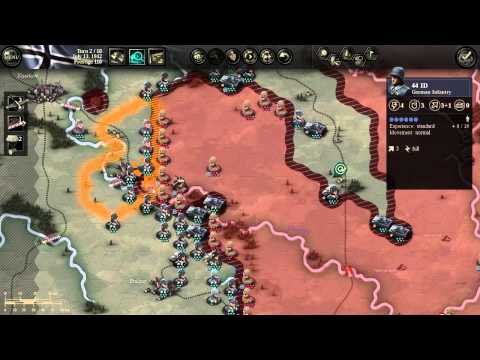 Видео: Прохождение Unity of Command Axis. №3 Case Blue