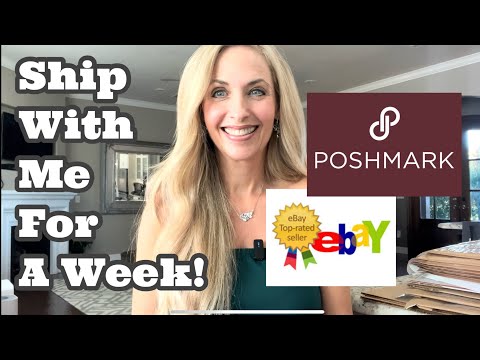 Видео: НОВЫЕ товары для доставки от Poshmark уже здесь! + Доставка Распродажи моей недели на eBay и Posh...