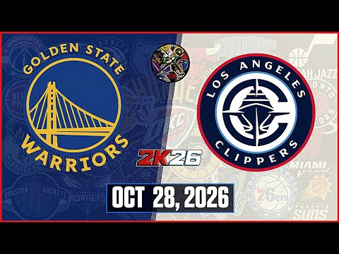 Видео: WARRIORS против CLIPPERS | Полные обзоры игр NBA | Clippers против Warriors | NBA 2K26 |