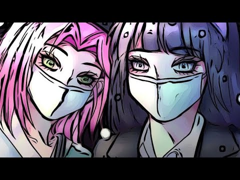 Видео: Реакция фандом на друг друга. (Сакура и Хината) {1/3} [Gacha club]