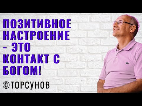 Видео: Позитивное настроение - это контакт с Богом! Торсунов лекции