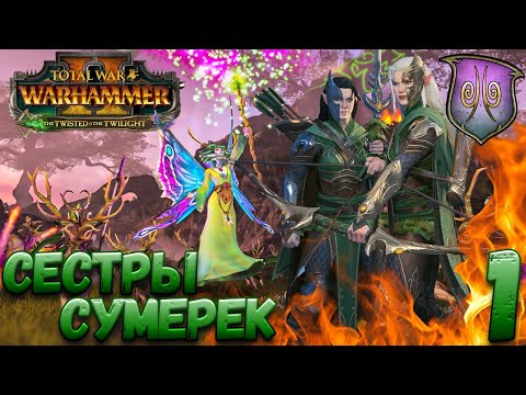 Видео: Total War: Warhammer 2 (Легенда) - Сестры Сумерек #1