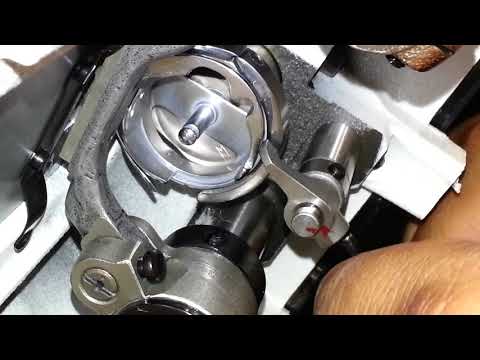 Видео: Как починить застрявшую или застрявшую машину Juki DNU-1541S.